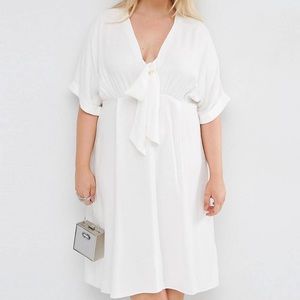 ASOS Curve Midi Dress w/Tie Plus